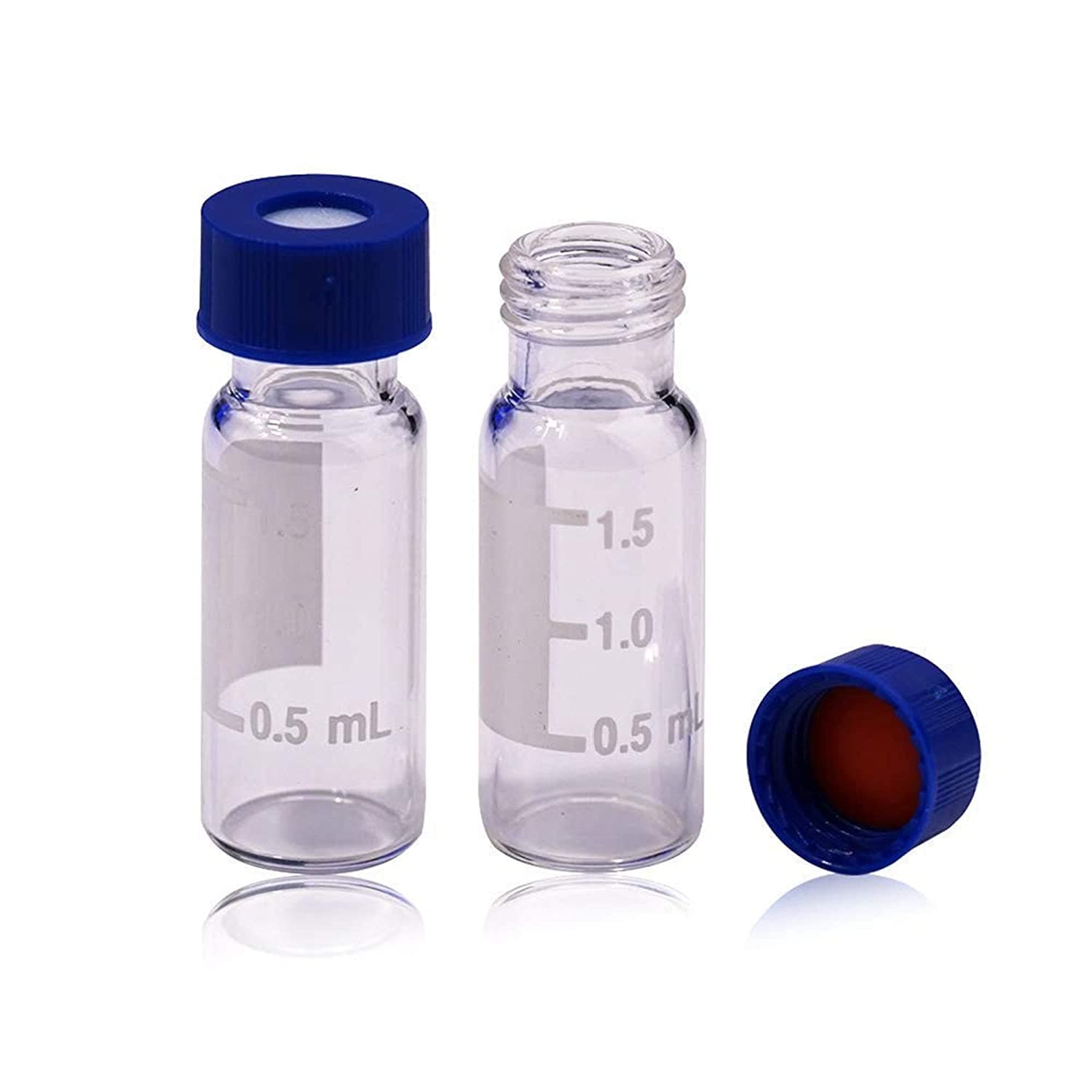 HPLC clear 2ml vial with ptfe liner pp cap supplier waters